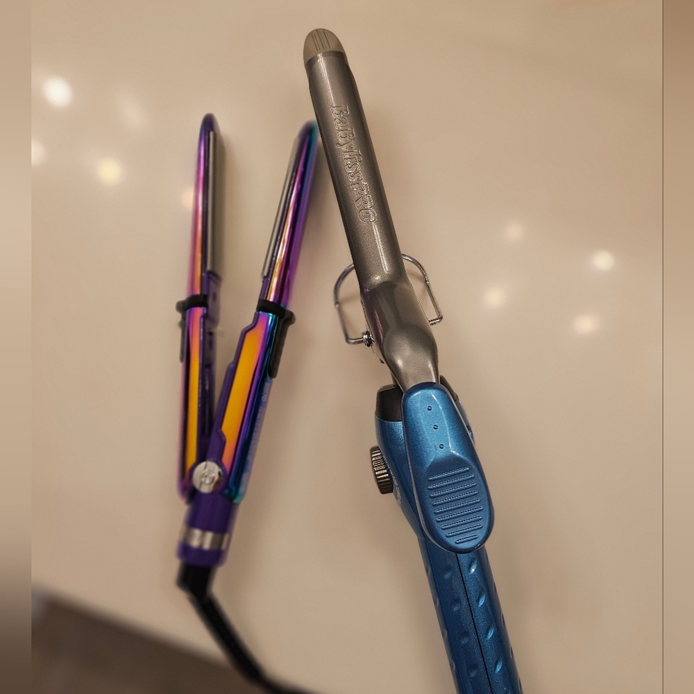 Babyliss Curling Iron and Flat Iron